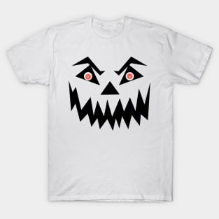 Ghostly face with creepy smile T-Shirt